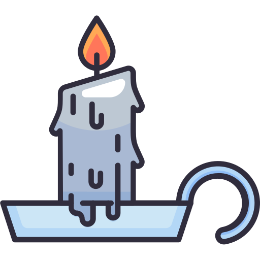 candle Generic Outline Color icon