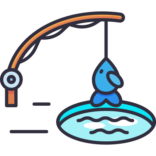 Ice Fishing Generic Outline Color icon
