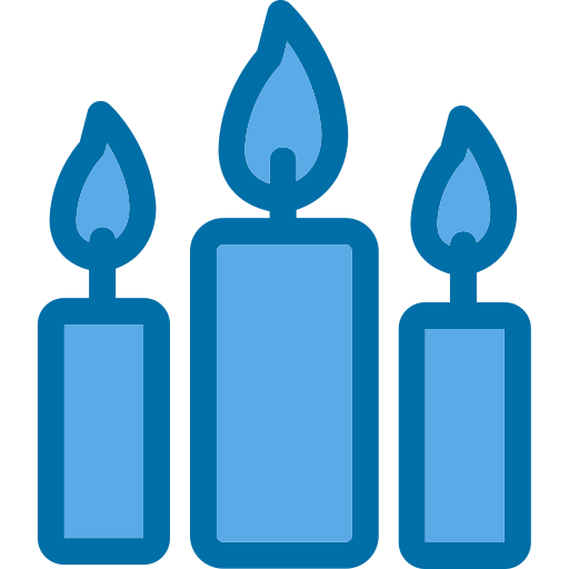 Candles Generic Blue icon