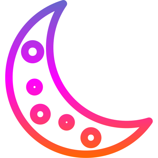 Moon Generic Gradient icon