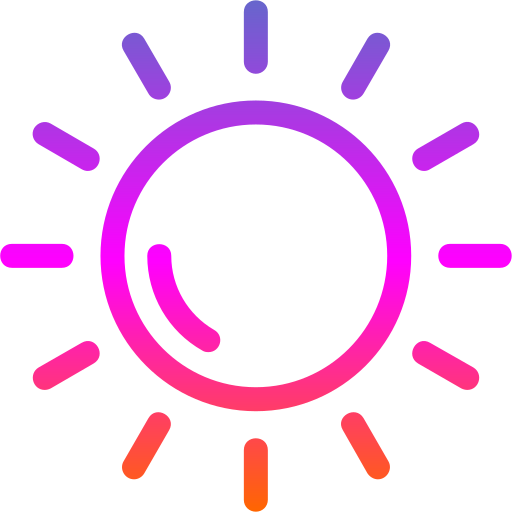 태양 Generic Gradient icon