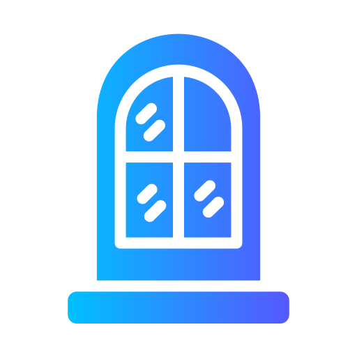 okno Generic Flat Gradient ikona