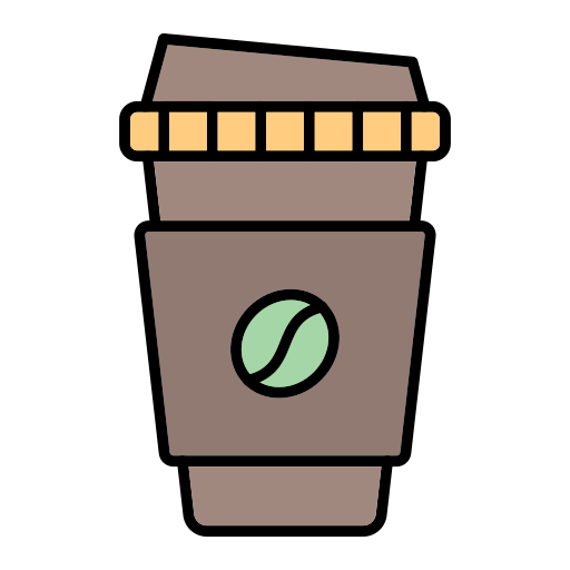 Горячий кофе Generic Outline Color иконка
