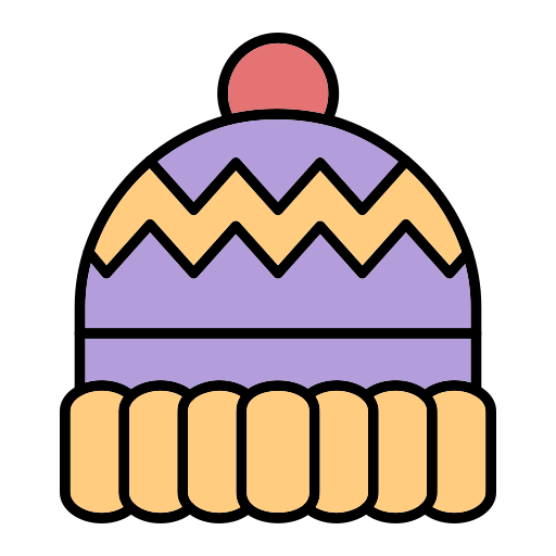 dzianinowa czapka Generic Outline Color ikona