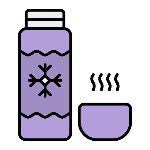 thermosflasche Generic Outline Color icon