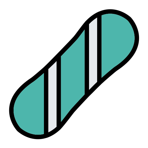 deska snowboardowa Generic Outline Color ikona