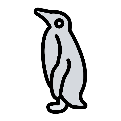 Penguin Generic Outline Color icon