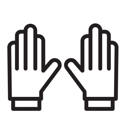Gloves Generic Detailed Outline icon