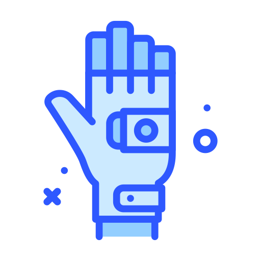 handschuh Darius Dan Blue icon