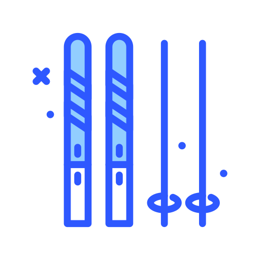 sprzęt narciarski Darius Dan Blue ikona