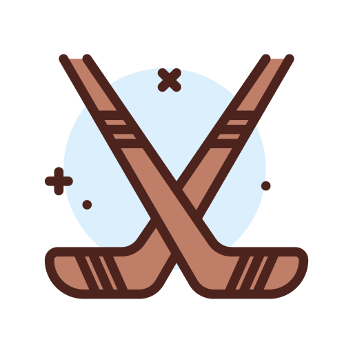 hockeyschläger Darius Dan Lineal Color icon