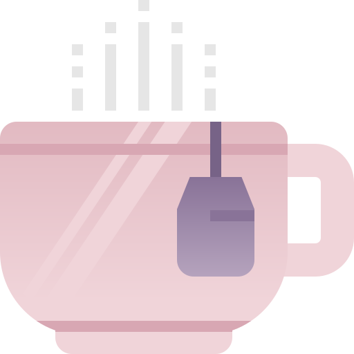 温かいお茶 Pixelmeetup Flat icon