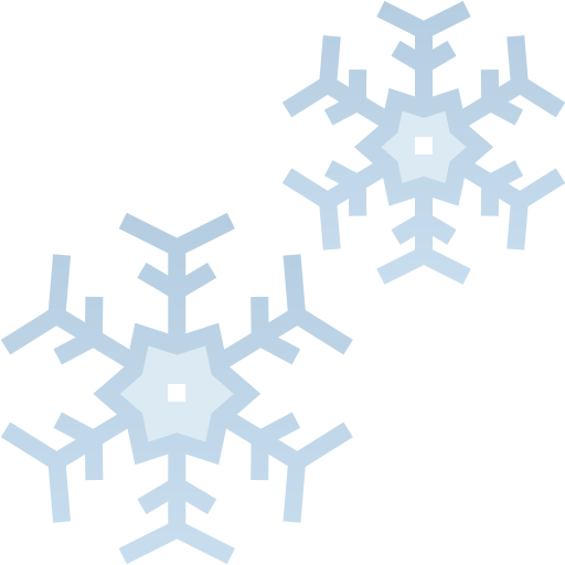 fiocco di neve Pixelmeetup Flat icona
