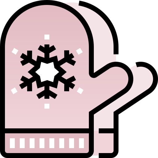 冬用手袋 Pixelmeetup Lineal Color icon