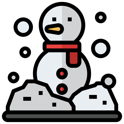 Snowman Surang Lineal Color icon