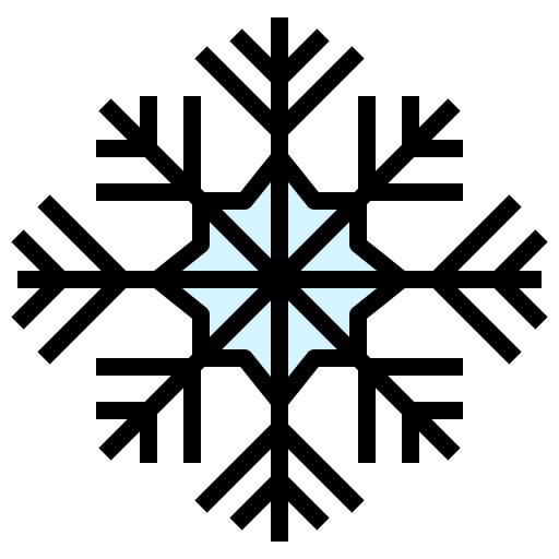 Snowflake Surang Lineal Color icon