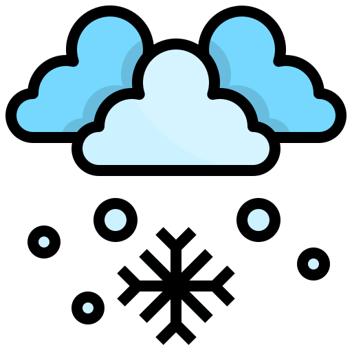 nieve Surang Lineal Color icono