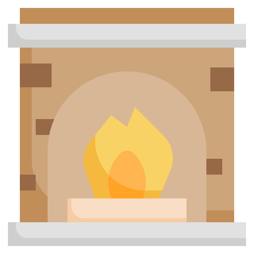 Fireplace Surang Flat icon