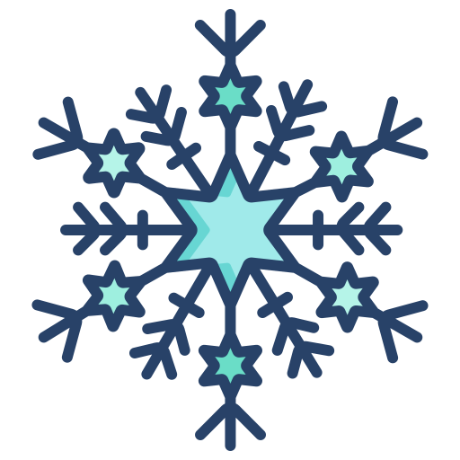 Snowflake Icongeek26 Linear Colour icon
