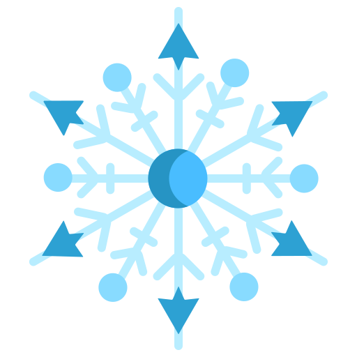 Snowflake Icongeek26 Flat icon