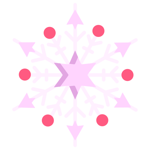 płatek śniegu Icongeek26 Flat ikona