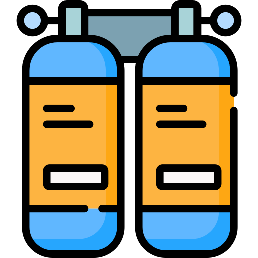 Oxygen Tank Special Lineal color icon