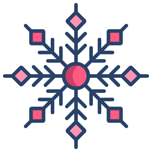 copo de nieve Icongeek26 Linear Colour icono
