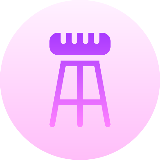 スツール Basic Gradient Circular icon