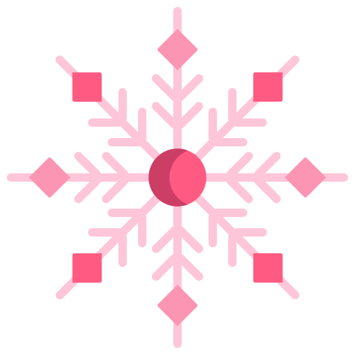 płatek śniegu Icongeek26 Flat ikona