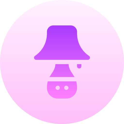 Lamp Basic Gradient Circular icon