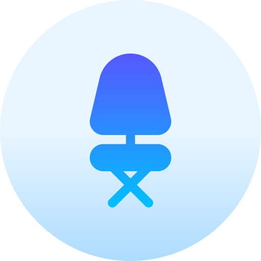 silla Basic Gradient Circular icono