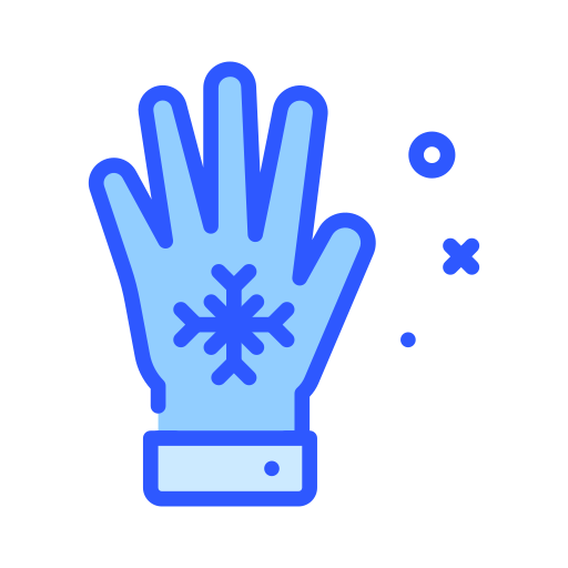 Зимние перчатки Darius Dan Blue иконка