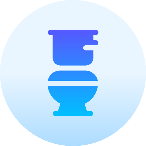 Toilet  Basic Gradient Circular icon