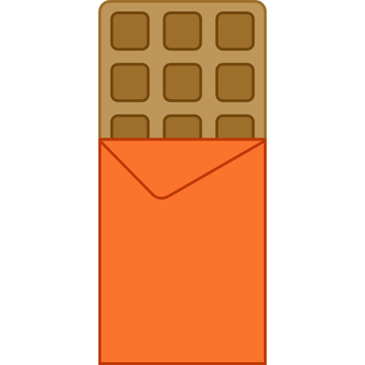 chocolat Generic Thin Outline Color Icône