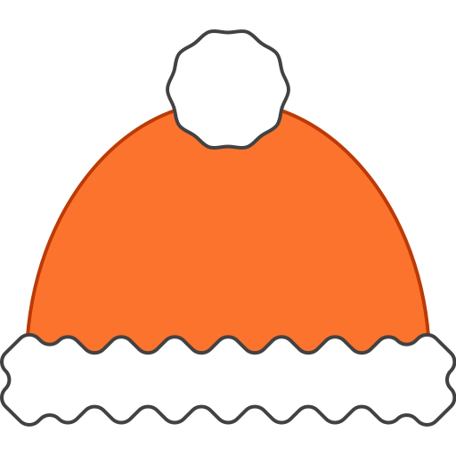 クリスマスハット Generic Thin Outline Color icon