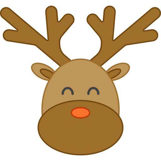 Deer Generic Thin Outline Color icon