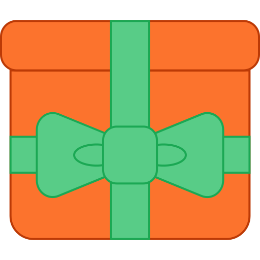 선물 Generic Thin Outline Color icon