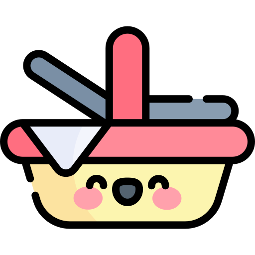 picknickkorb Kawaii Lineal color icon