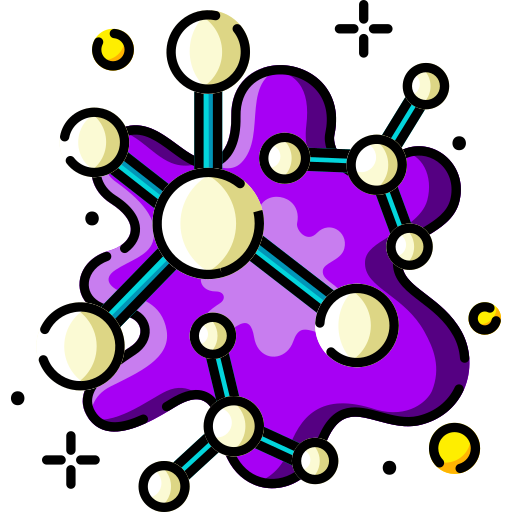 Молекулярный Generic Outline Color иконка