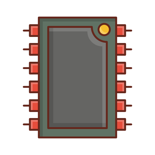 chipset Generic Outline Color icono