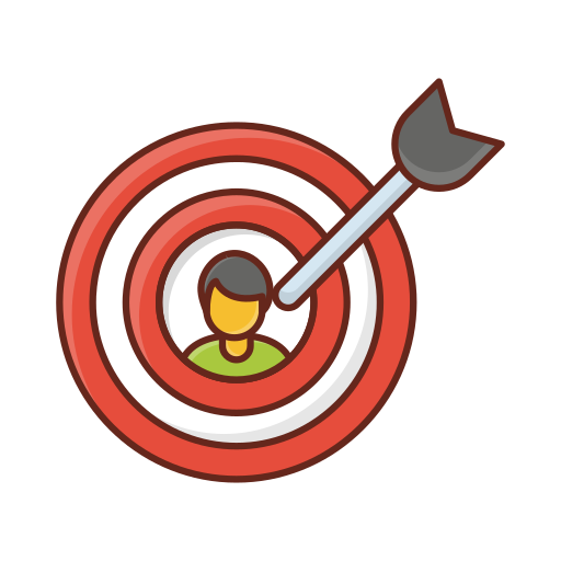 Target Generic Outline Color icon