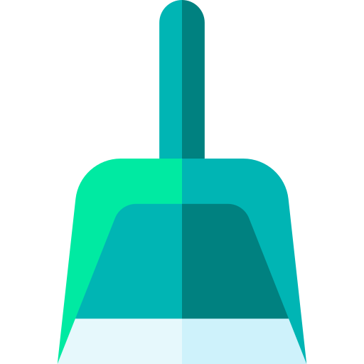 Dustpan Basic Straight Flat icon