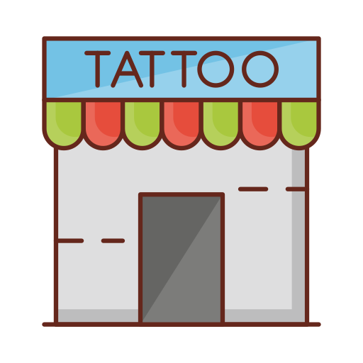 tattoo studio Generic Outline Color icoon