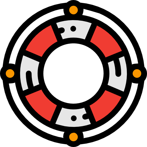 Спасательный круг Detailed Rounded Lineal color иконка