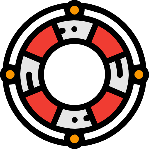 salvagente Detailed Rounded Lineal color icona