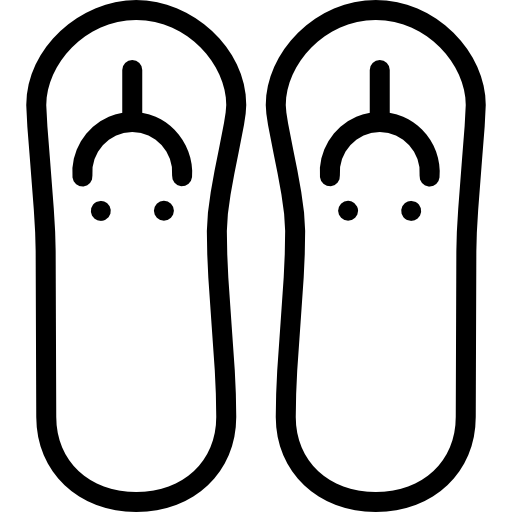 スリッパ Detailed Rounded Lineal icon