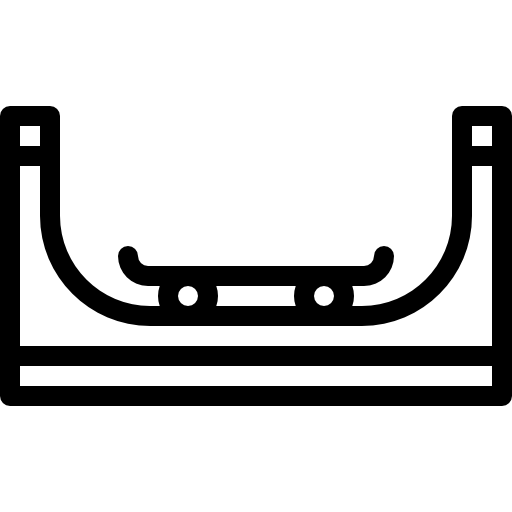 Łyżwa Detailed Rounded Lineal ikona