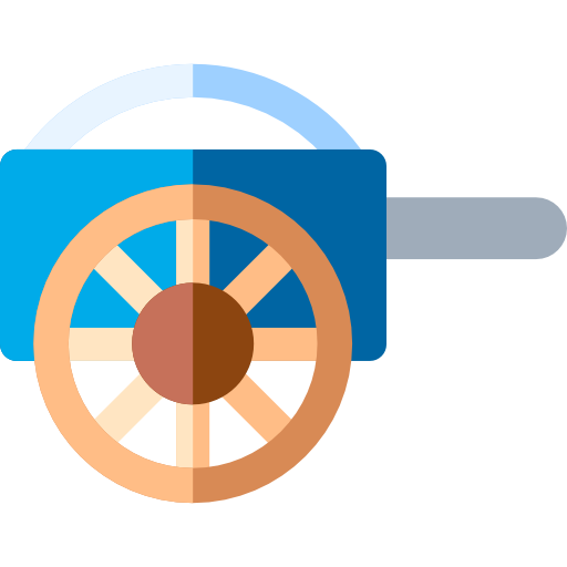 Carriage Basic Rounded Flat icon