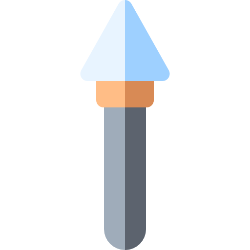 Spear Basic Rounded Flat icon