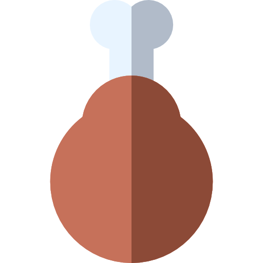 kurczak Basic Rounded Flat ikona